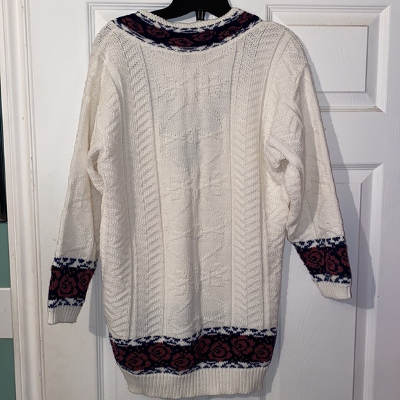 Vintage Grace Rose Knit Sweater - Picture 3 of 9